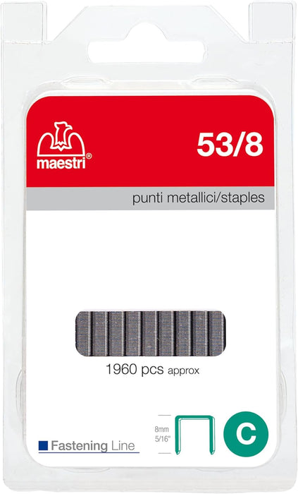 Points mm. Pack of 8. 1960 53/8 Masters