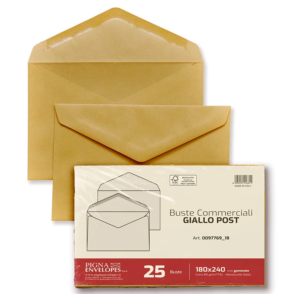 PIGNA 109101 with Envelopes (25 Pack