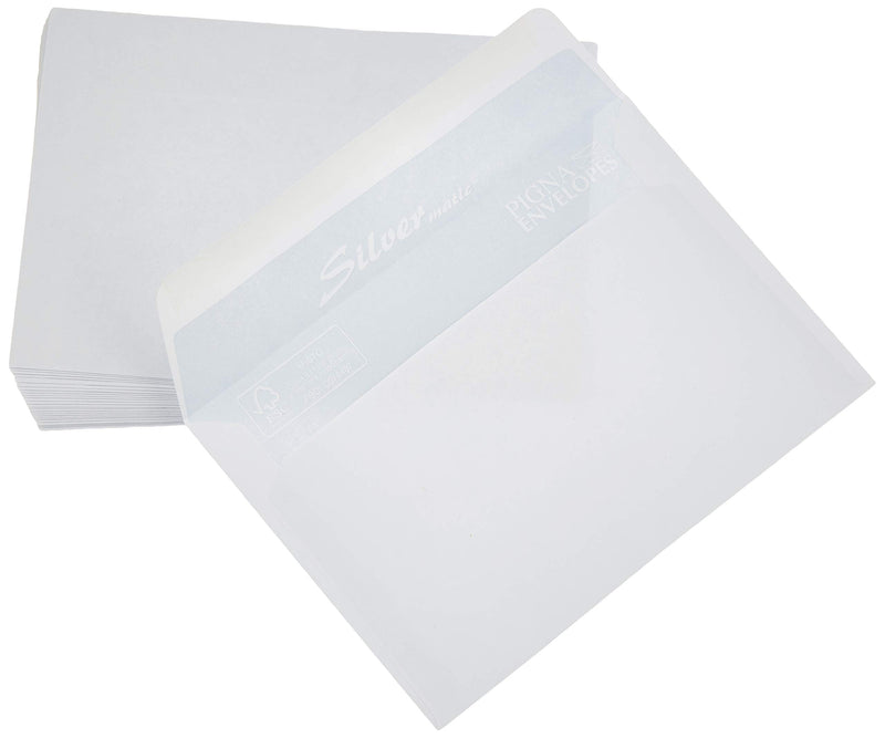 White Envelopes C6 114 x 162 mm S/70 g Leyla