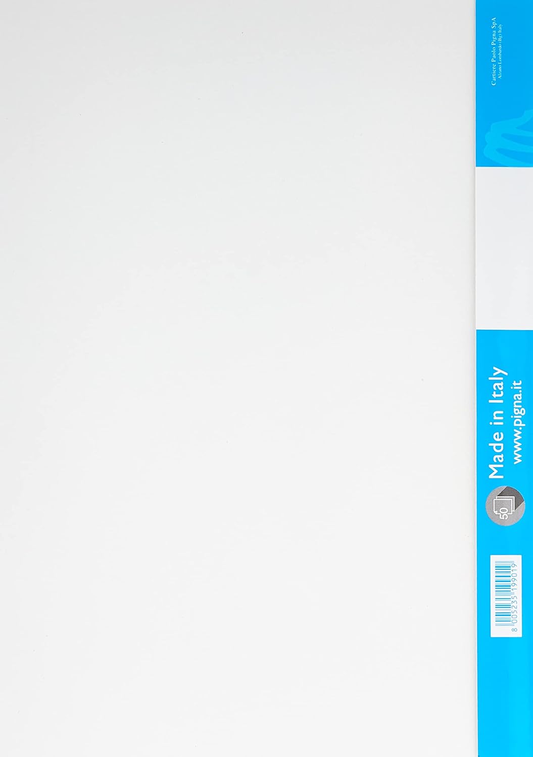 Pigna 00609775M Collated Block with 4 Holes A4 50 Sheets (Pack of 5