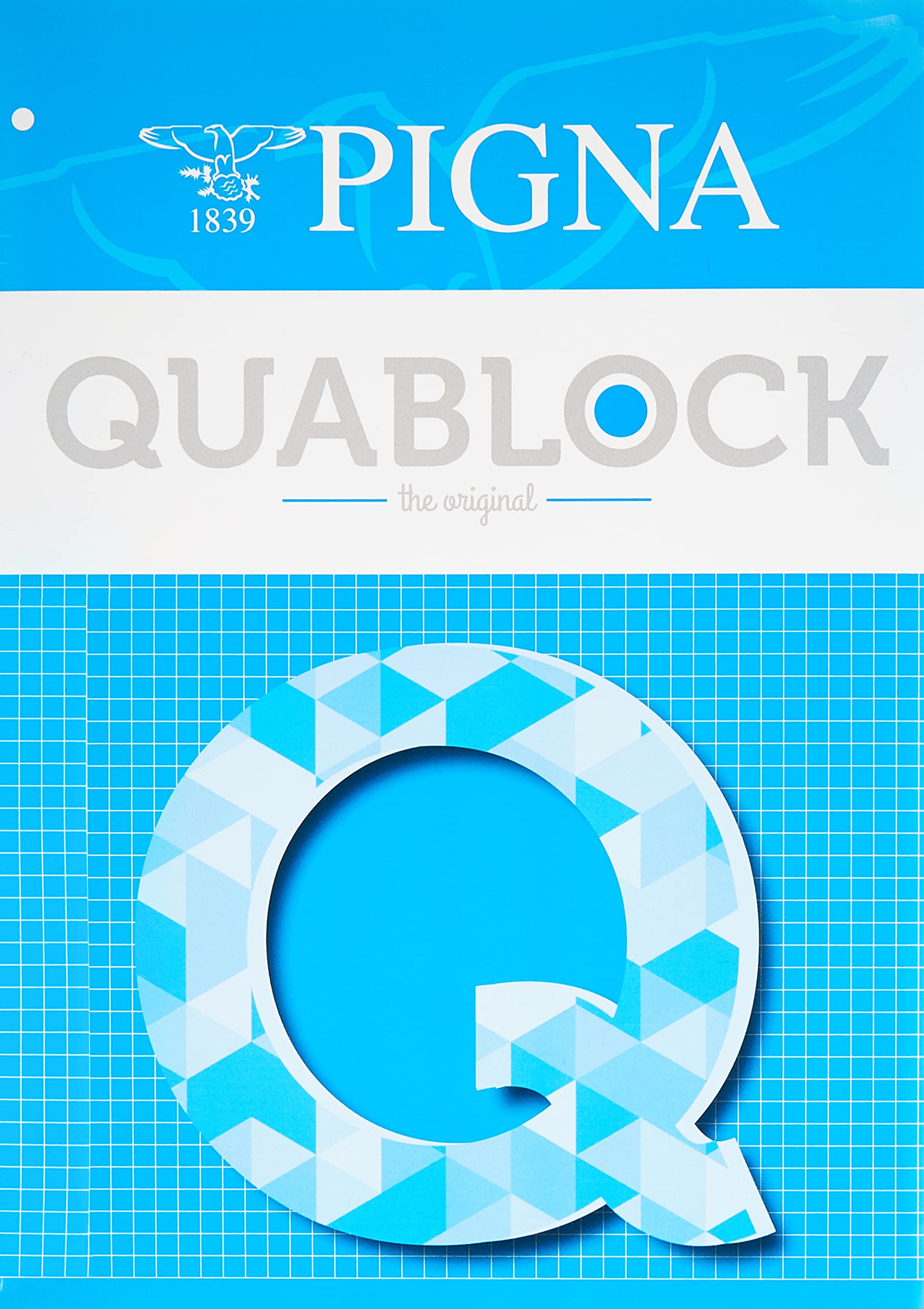 Pigna 00609775M Collated Block with 4 Holes A4 50 Sheets (Pack of 5