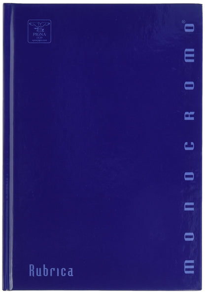 Pigna 02068641R Rubriche Monocromo Cartonate, 1 rubrica da 96 fogli, colori assortiti