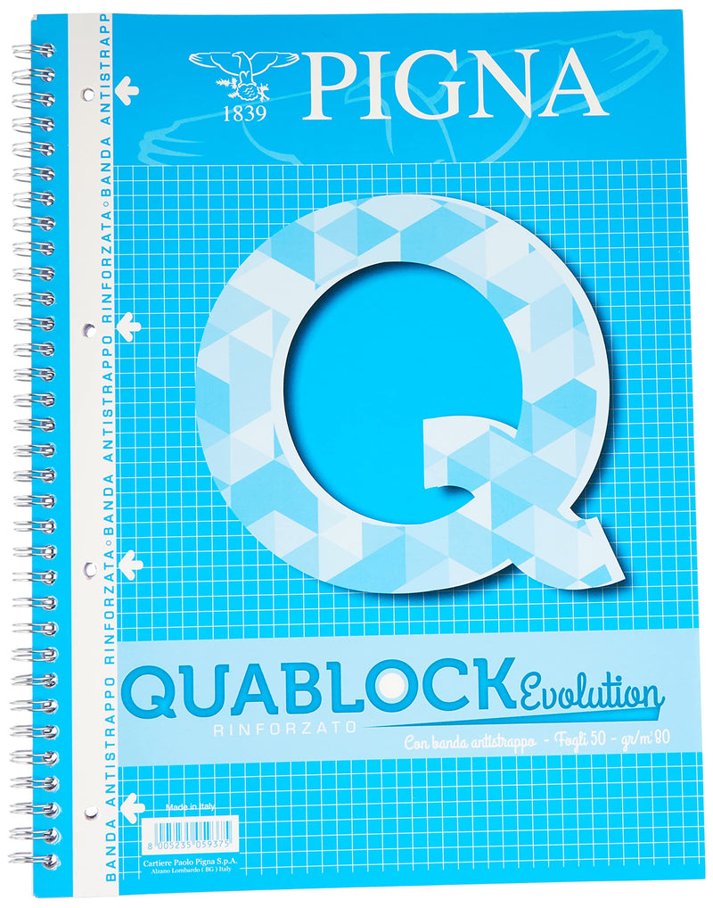 Pigna Quablock Evolution 5 Quaderni a Quadretti
