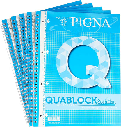 Pigna Quablock Evolution 5 Quaderni a Quadretti