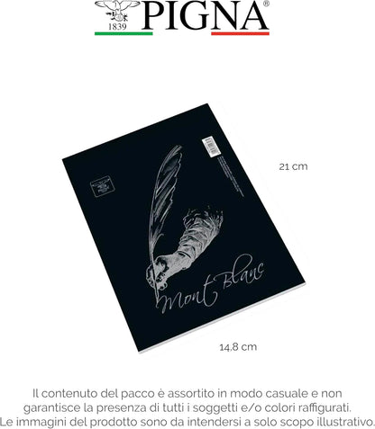 Bloc Notes Mont Blanc Pigna A5 1R 70 ff 02119131R (conf.10