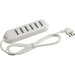 Slim6-Pr.6X2P T 10A 1 5M Bianco