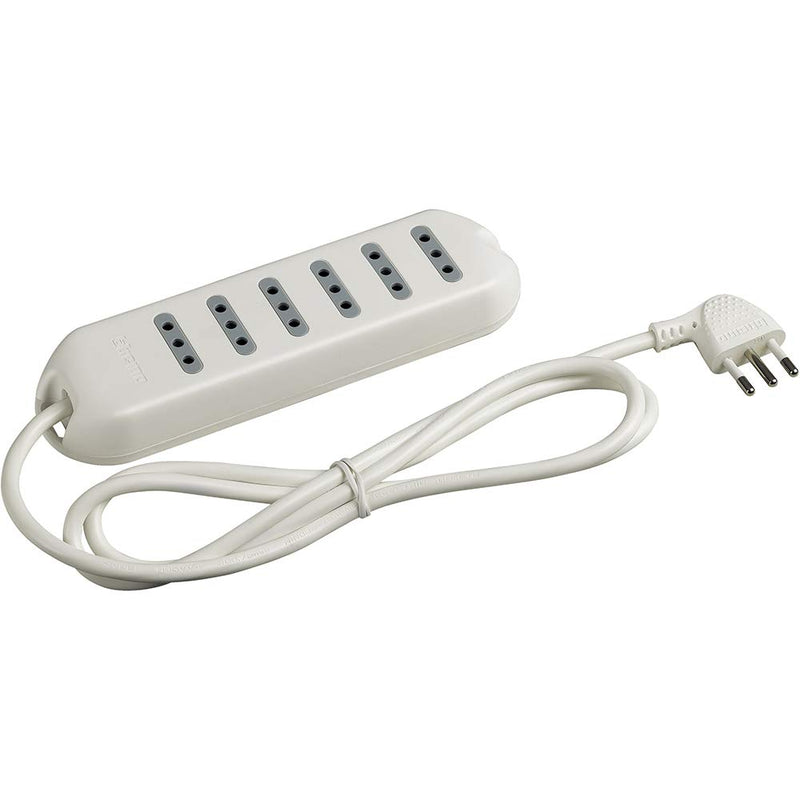 Slim6-Pr.6X2P T 10A 1 5M Bianco