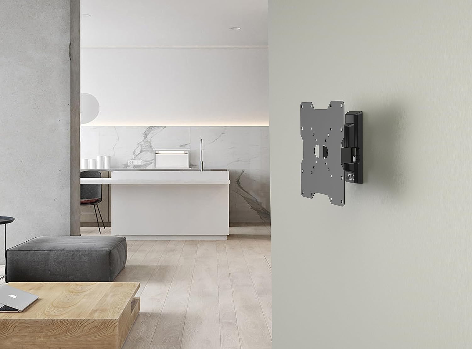 Meliconi Cme Etr200 Slim Tilt Wall Bracket For All 26-40 Inch Tv Ledlcd &Plasma Max Vesa 200 Made In Italy