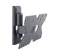 Meliconi CME ETR120, Supporto TV Parete, Supporto TV Inclinabile, Staffa per TV a Schermo Piatto da 14" a 32", Attacco VESA 75-100-200x100, Portata 20 Kg, Made in Italy, Nero