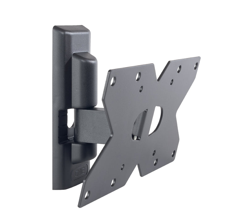 Meliconi CME ETR120, Supporto TV Parete, Supporto TV Inclinabile, Staffa per TV a Schermo Piatto da 14" a 32", Attacco VESA 75-100-200x100, Portata 20 Kg, Made in Italy, Nero