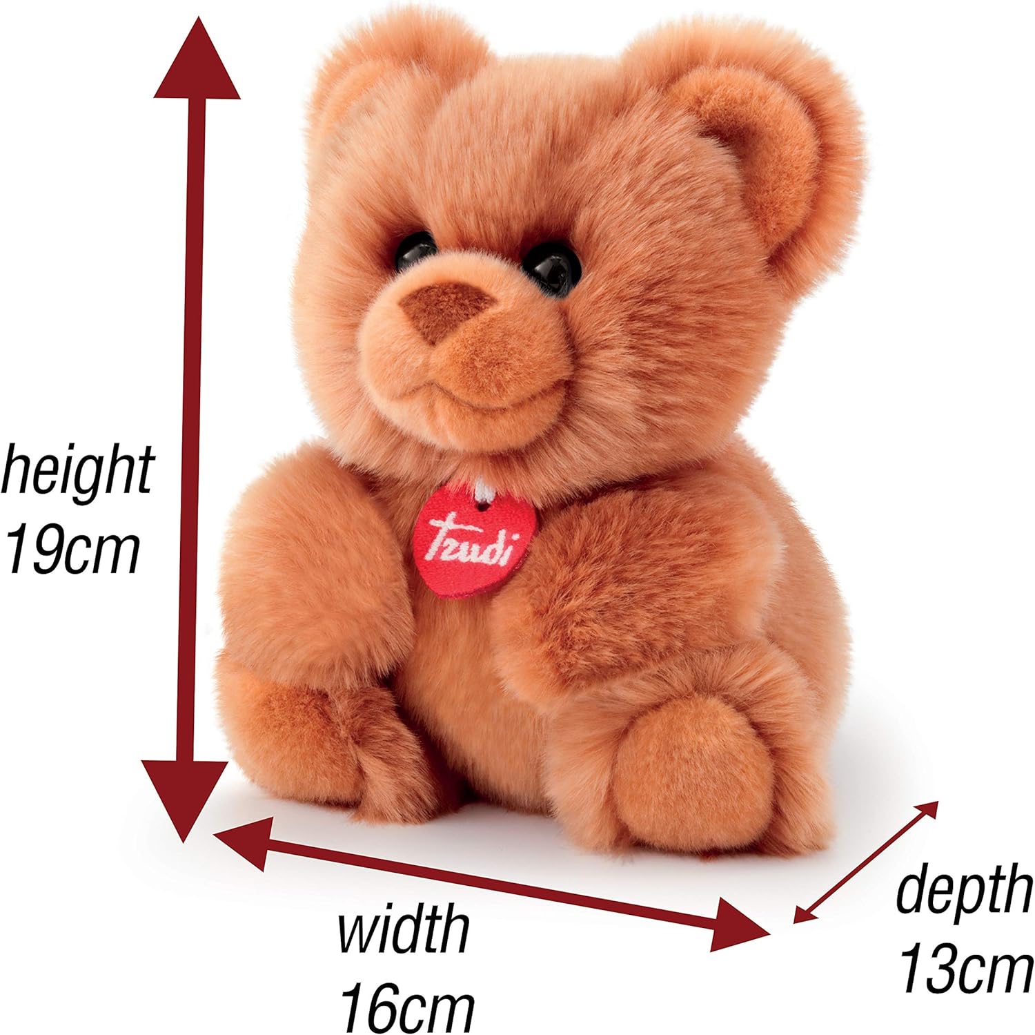 Trudi TUD29079 Fluffies Bear Small