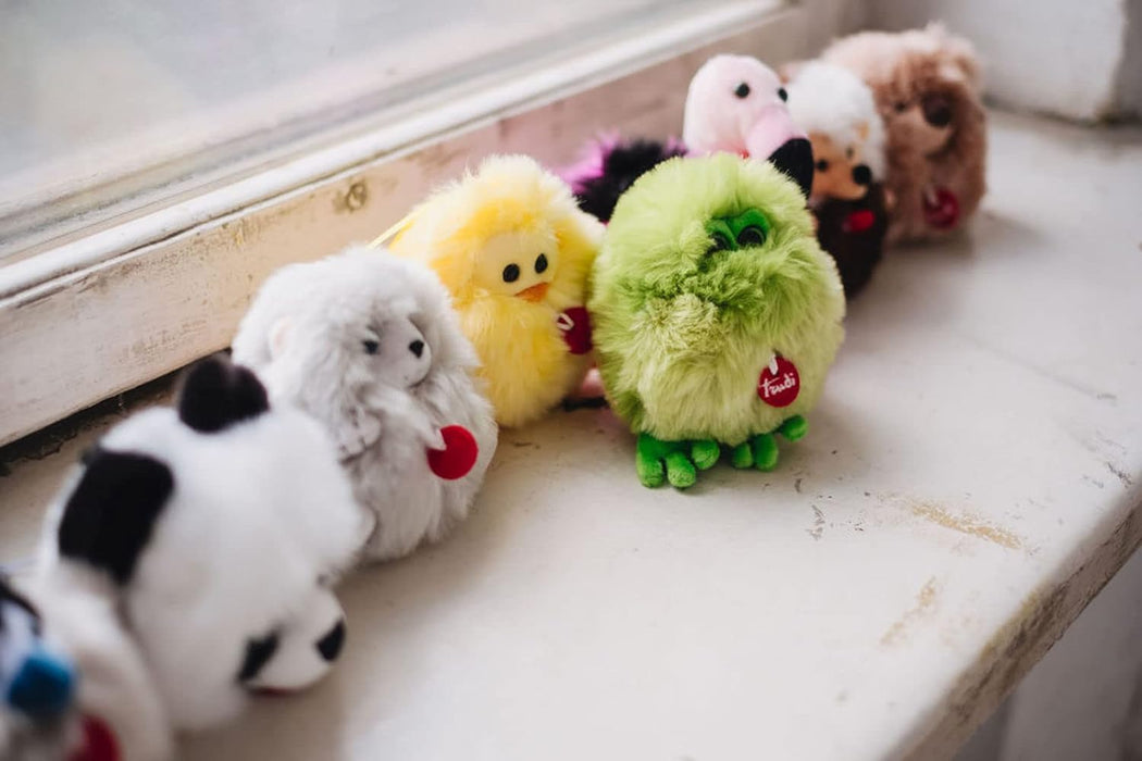 Trudi 29082 Cat Charm Animal Mini hanging plush, White, ca. 10 x 10 x 10 cm