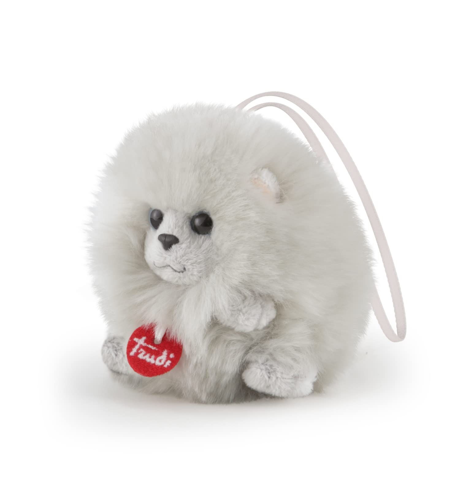 Trudi 29099 Mini hanging plush, Grey, ca. 10 x 11 x 11 cm