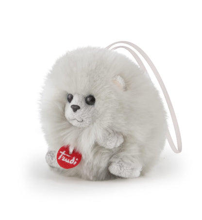 Trudi 29099 Mini hanging plush, Grey, ca. 10 x 11 x 11 cm