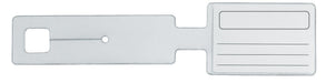 Favorit 100460576 Porta Nome per Valigia con Cartoncino, Formato Esterno 24,5X6 cm Trasparente, Confezione da 50 Pz.
