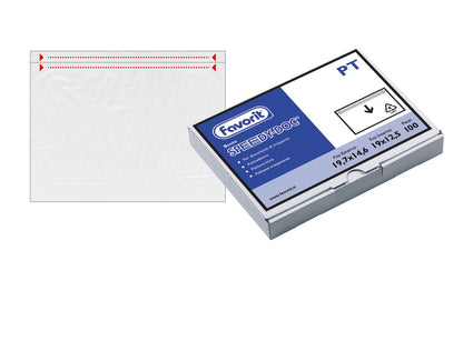 Favorit 100500101 Envelopes with Clear Window