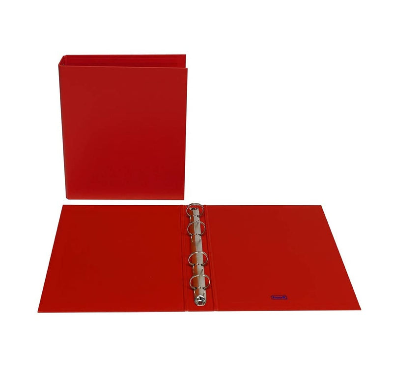 100460404 Elba Ring Binder-Red