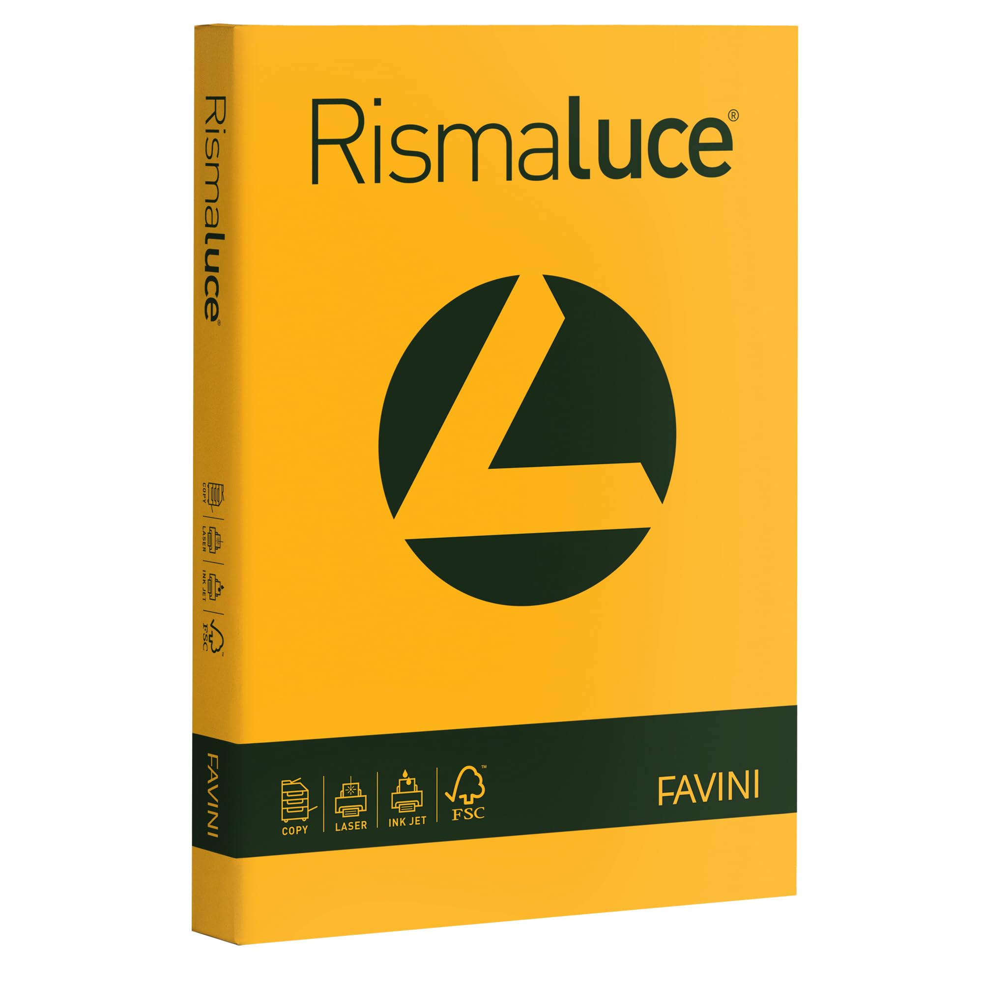 Favini A67H104 cardboard Rismaluce - A4 200 g / sqm - yellow gold - conf. 125