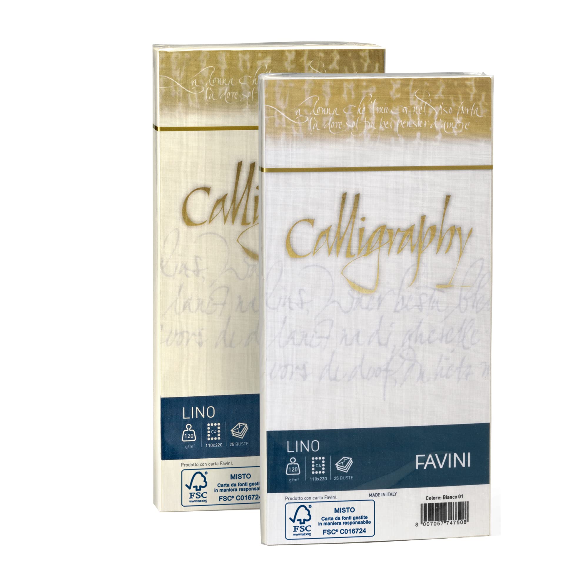 Favini A57Q514 Linen Effect Calligraphy Paper