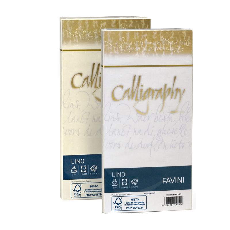 Favini A57Q514 Linen Effect Calligraphy Paper
