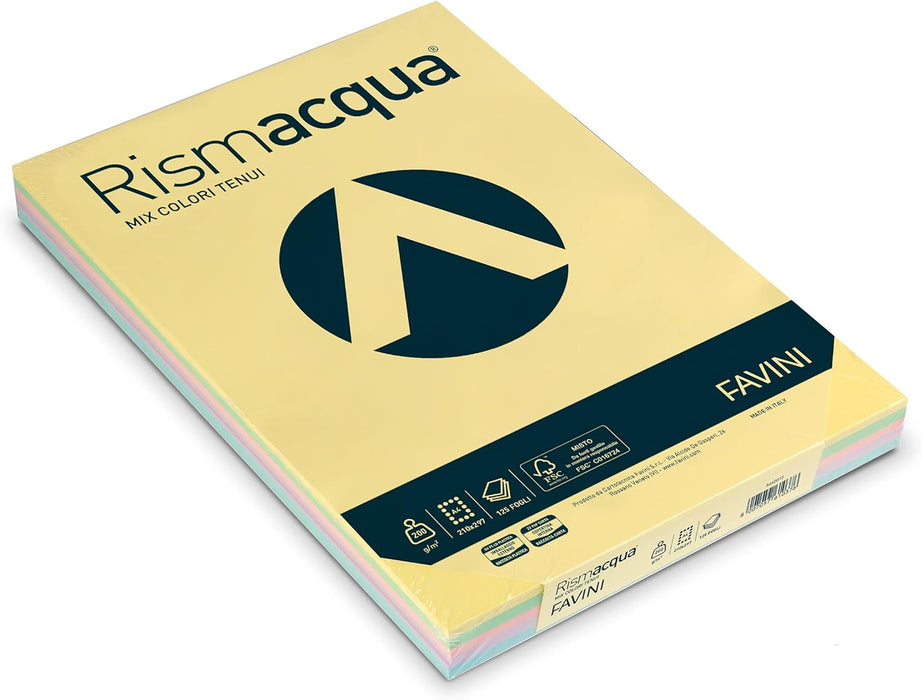Favini A67 X 124 Rismacqua Coloured