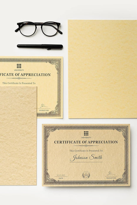 Carta Calligraphy 190 gr A4 50 FG 01 White