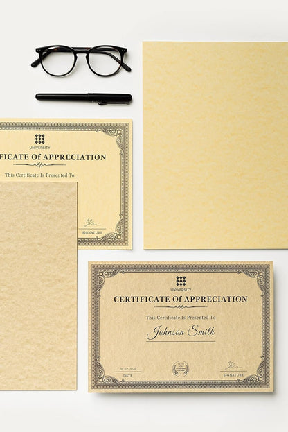 Favini Calligraphy A692084 - Papel pergamino (A4, liso, 50 unidades