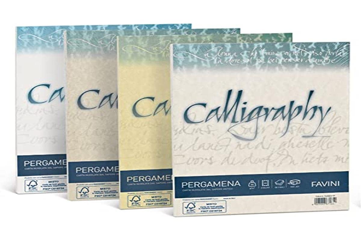 Favini Calligraphy Paper 50 Sheets A4 190Gr 10 Pearl