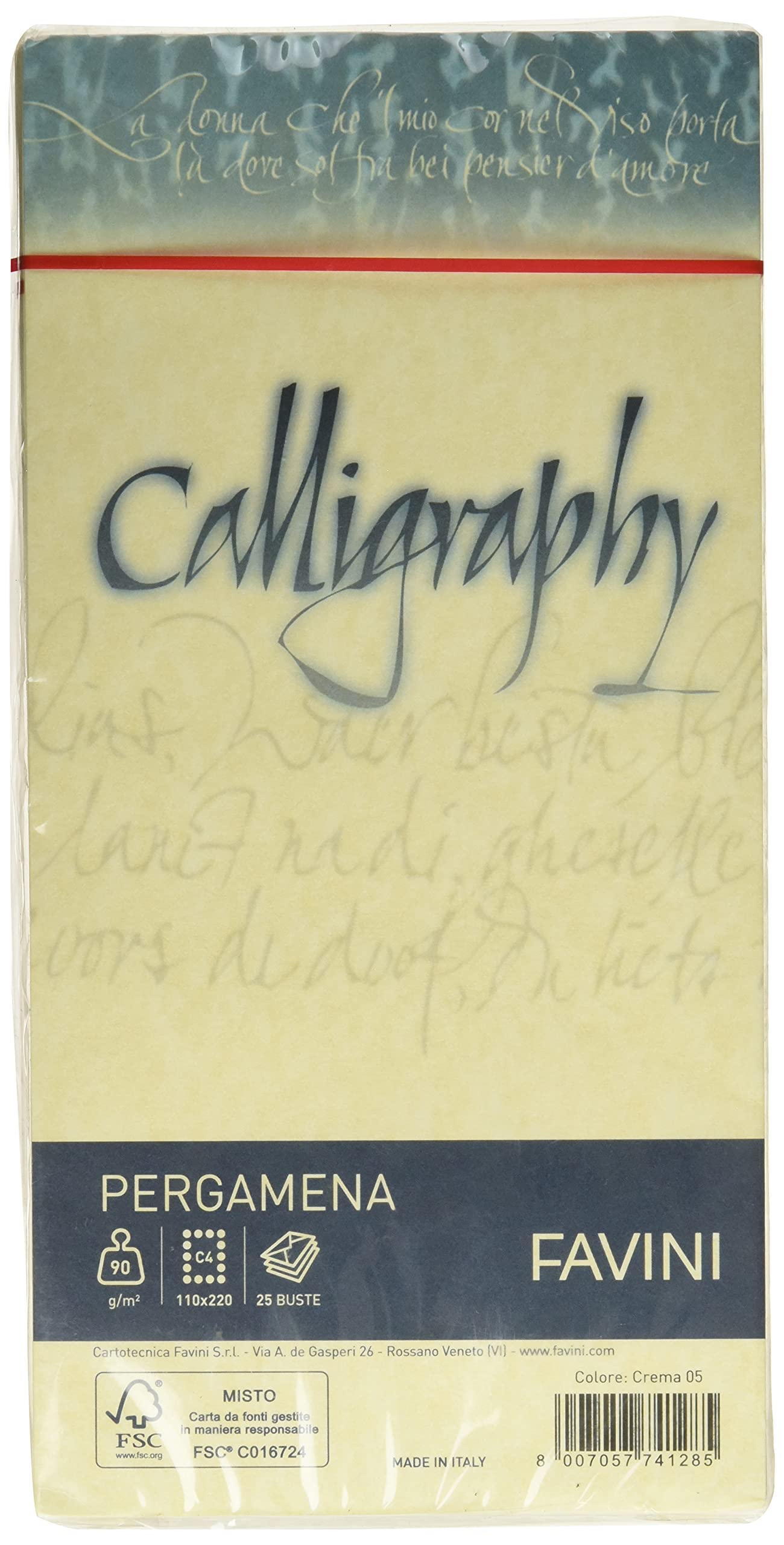 FAVINI A572203 Calligraphy Parchment Smooth