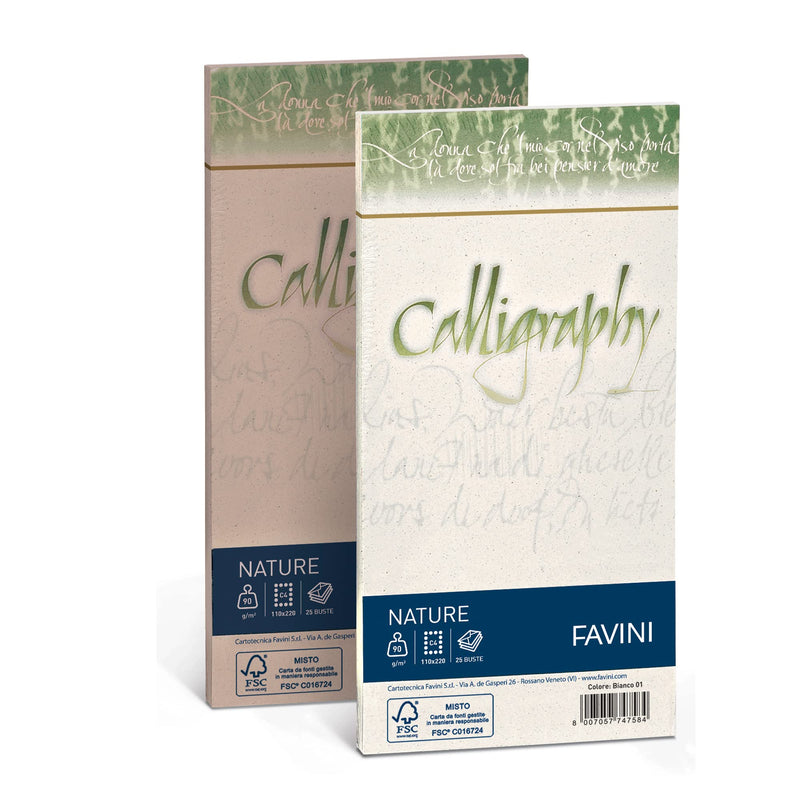 Favini Nature Calligraphy Envelope Paper Beige