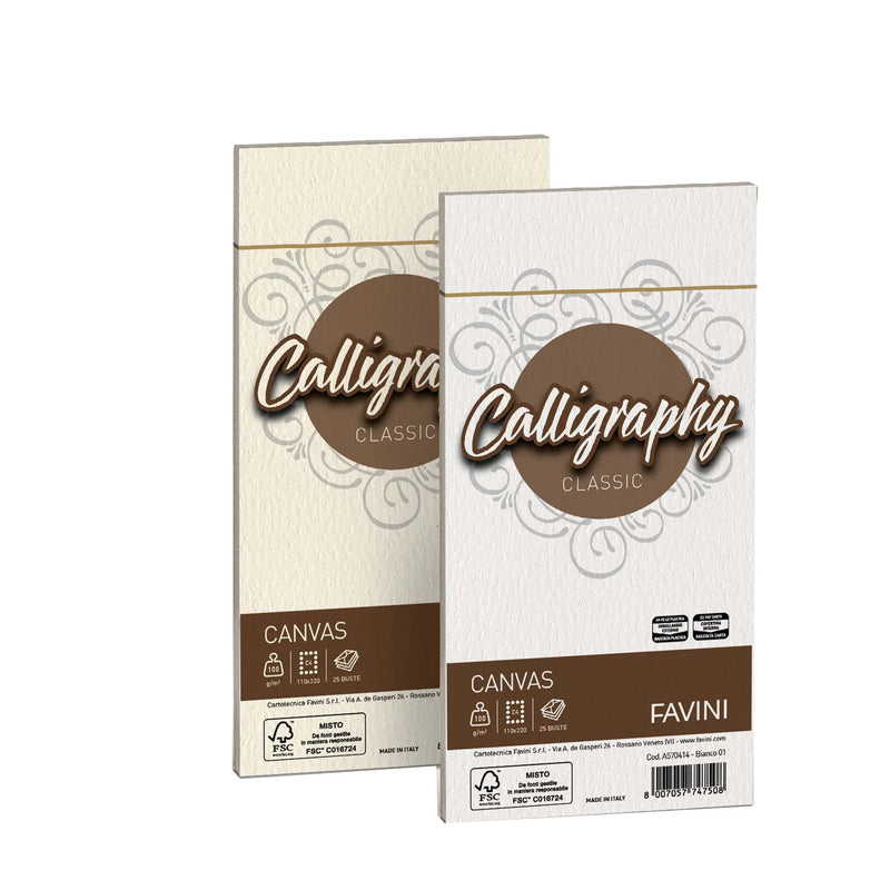 FAVINI Calligraphy A57Q414 Rough Canvas