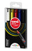 Posca - Uniposca Komplett-Set mit 5 Filzstiften, extra feine Spitze, 0,7 mm, Acrylfarben, ideal als Farben für Kinder und Künstler, Schreibwaren, Stofffarben und andere Oberflächen -
