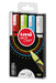OSAMA Uni Chalk - Pennarelli Lavabili Cancellabili per Lavagna Nera e Vetrine, Set Pennarelli Punta Tonda 1.8 - 2.5 mm per Vetro e Superfici Lucide, Cartoleria e Lavoretti Creativi contro Pioggia/Luce