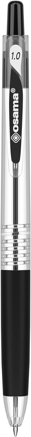 Osama OBG Ballpoint Pen Black Pack of 48 Shutter black, Pack of 48