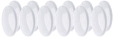 LEBEZ MR-40 12 Magnetic Buttons 40 mm White