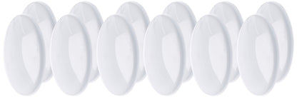 LEBEZ MR-40 12 Magnetic Buttons 40 mm White
