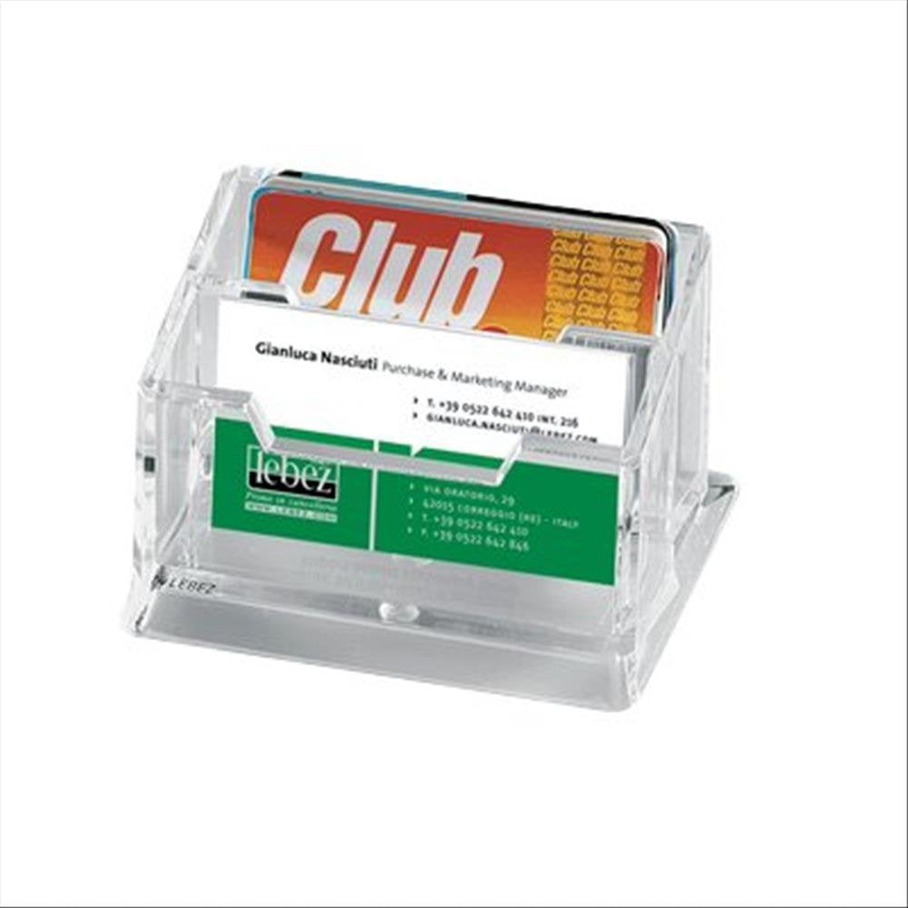 LEBEZ 80182 Desk Business Card Holder in ABS