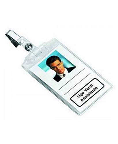 Name Holder C/Clip 31-150-B Vertical 50 Pieces