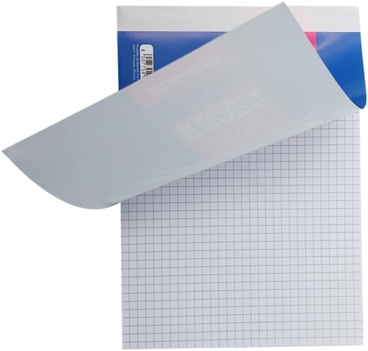 Blasetti Bristol Blocco Note - Block Notes punto metallico a quadretti, Ideale per appunti, Formato A5 (15Cm X 21Cm) – Rigatura 5M (5mm) Senza Margini. Confezione da 10 pezzi