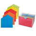 Varzi Stationery Selection since 1956 Pack of 100 Envelopes and 100 Coloured Cards in 5 Strong Colours, Size 9 x 14