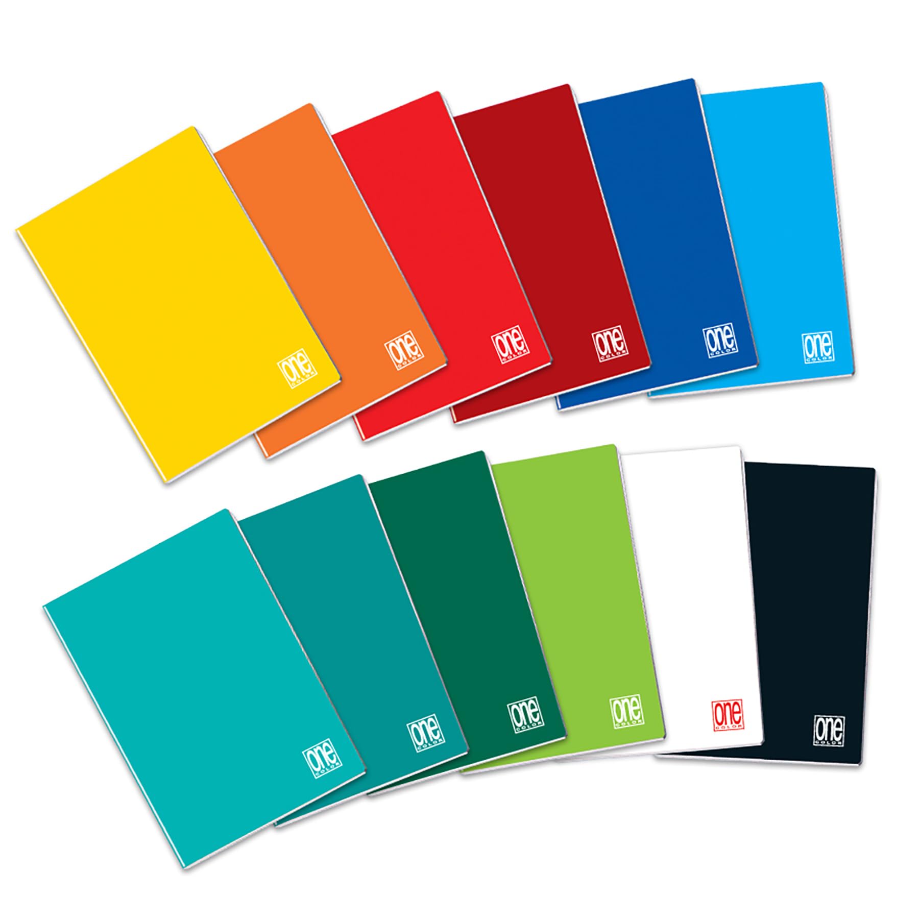Blasetti One Color, Notebook A5, Line 0C, Line with margin for 4th and 5th grade, Paper 80 g/m², Pack of 10