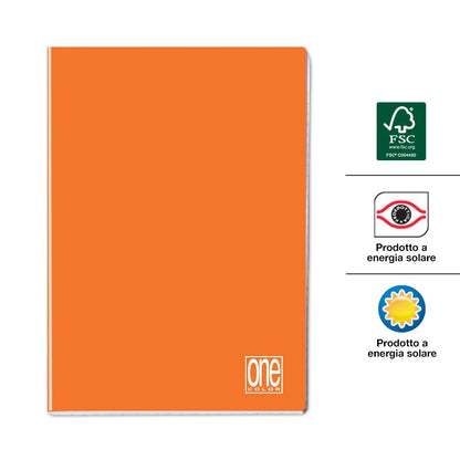 Blasetti One Color, Notebook A5, Line 0C, Line with margin for 4th and 5th grade, Paper 80 g/m², Pack of 10