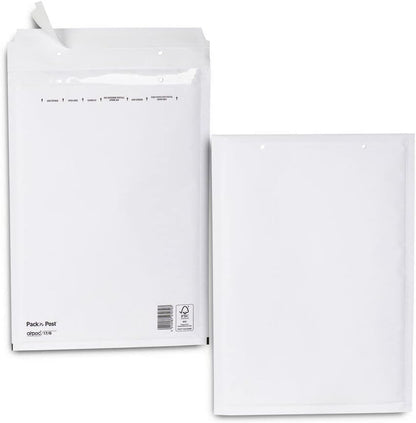 Selection Varzi Envelope padded kraft white 170x270mm useful size 150x210mm 10 PCS