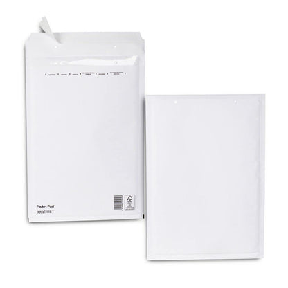 Selection Varzi Envelope padded kraft white 170x270mm useful size 150x210mm 10 PCS