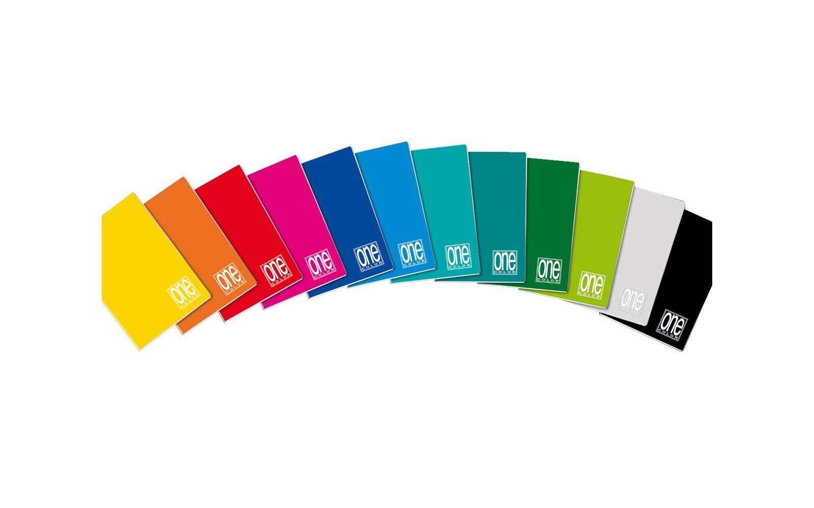 Blasetti One Color - Cuaderno (20 hojas, Multicolor, 80 g/m², Papel cuadriculado, 120 mm, 170 mm