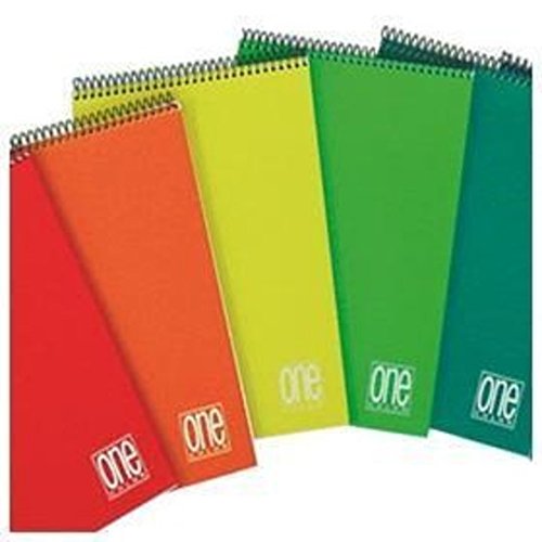 Blasetti One Color quaderno per scrivere 60 fogli Multicolore A5 - Blocco note (60 fogli, Multicolore, A5, 60 g/m², Carta quadrettata, Rilegatura spirale
