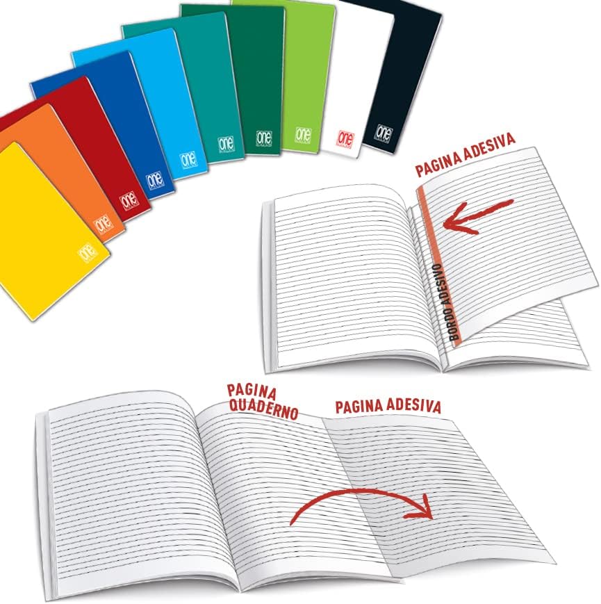 Maxi Blasetti Didactico per Dyslexia, dysgraphy, disortography One Color 100 gr. 18+1-6 Notebooks