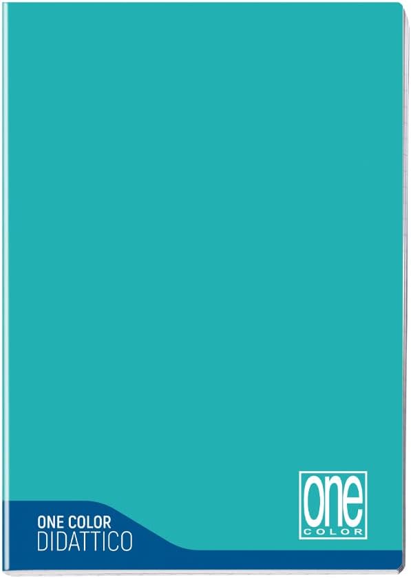 Blasetti - 6 Maxi-Heft DIDATTICI One Color. Papier 100g, 72 Seiten + Vorsatzblatt, Jolly Page, ideal für Dysgraphie, gemischte Farben - Karos (0Q+)