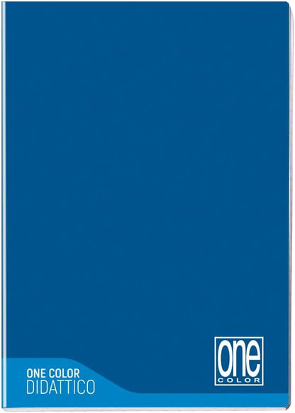 Blasetti - 6 Maxi-Heft DIDATTICI One Color. Papier 100g, 72 Seiten + Vorsatzblatt, Jolly Page, ideal für Dysgraphie, gemischte Farben - Karos (0Q+)