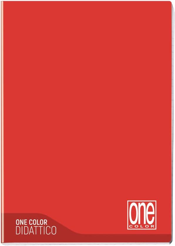 Blasetti - 6 Maxi-Heft DIDATTICI One Color. Papier 100g, 72 Seiten + Vorsatzblatt, Jolly Page, ideal für Dysgraphie, gemischte Farben - Karos (10M)